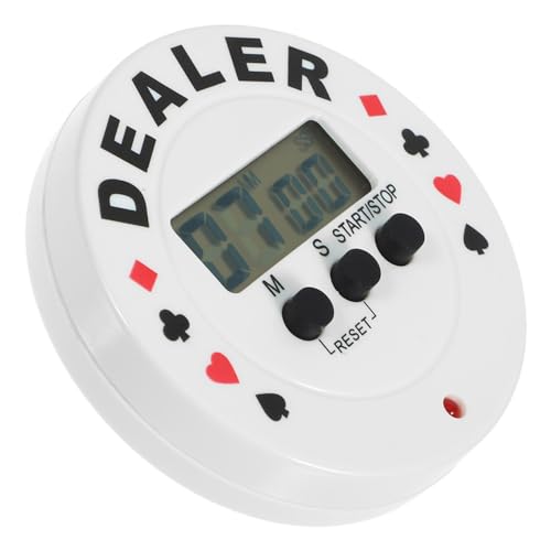 ERINGOGO Poker Countdown Timer Digitaler Timer für Pokerspiele Wiederverwendbar Sicher und Bequem für Zeitgesteuerte Spiele und Haushaltsanwendungen von ERINGOGO