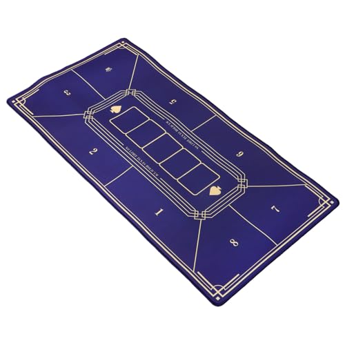 ERINGOGO Pokermatte gummimatte spielmatte rund Poker tischauflage Poker tischmatte Poker zubehör Pokertischplatte Mahjong-Tischmatte Pokerpad Brettspiel-Tischmatte Segeltuch Blue ERINGOGO Pokermatte gummimatte spielmatte rund Poker tischauflage Poker tischmatte Poker zubehör Pokertischplatte Mahjong-Tischmatte Pokerpad Brettspiel-Tischmatte Segeltuch Blue von ERINGOGO