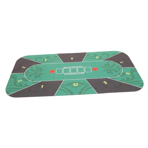 ERINGOGO Pokermatte rutschfest Tischmatte für Personen aus Weichem Sicherem Material Tischschutz für Poker Brett Kartenspiele Praktisch Lagerbar und Langlebig von ERINGOGO