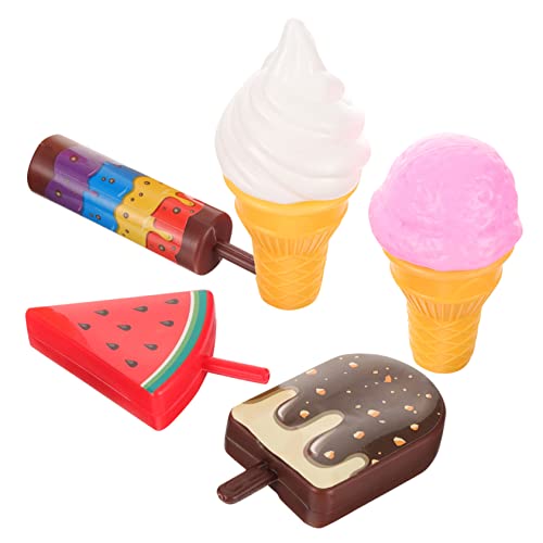 ERINGOGO Pretend Play Eiscreme Spielset für Teiliges Rollenspiel Dessert Imitation Pädagogisches für Kleinkinder Kreative Küche Zubehör für Jungen und Mädchen Geburtstagsgeschenk von ERINGOGO