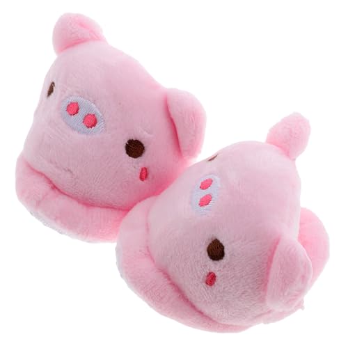 ERINGOGO Puppen Hausschuhe mit Niedlichem Schwein Design Fuzzy Slippers für Puppen Zubehör für Puppenoutfits für Winteraccessoires und ERINGOGO Puppen Hausschuhe mit Niedlichem Schwein Design Fuzzy Slippers für Puppen Zubehör für Puppenoutfits für Winteraccessoires und von ERINGOGO