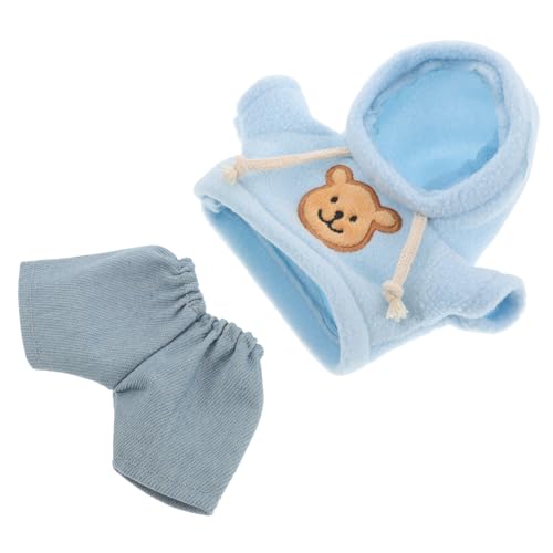 ERINGOGO Puppen Kapuzenpullover Mit Hosen Set Süße Plüschbär Puppenpullover Mit Jeanshose Cartoon Stofftier Ankleide Outfit Kleidung Für 20 cm Puppen ERINGOGO Puppen Kapuzenpullover Mit Hosen Set Süße Plüschbär Puppenpullover Mit Jeanshose Cartoon Stofftier Ankleide Outfit Kleidung Für 20 cm Puppen von ERINGOGO