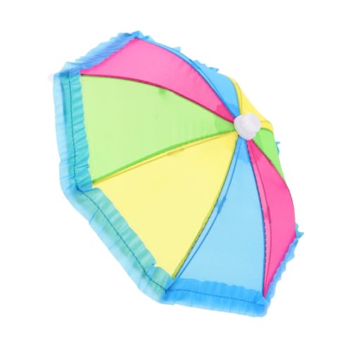 ERINGOGO Kleiner Regenschirm Puppenschirm Zubehör für Puppen Kleiner Regenschirm für Rollenspiele und Puppendekoration Weiches Stoffmaterial Einzigartige Farben für 18 Zoll Puppen ERINGOGO Kleiner Regenschirm Puppenschirm Zubehör für Puppen Kleiner Regenschirm für Rollenspiele und Puppendekoration Weiches Stoffmaterial Einzigartige Farben für 18 Zoll Puppen von ERINGOGO