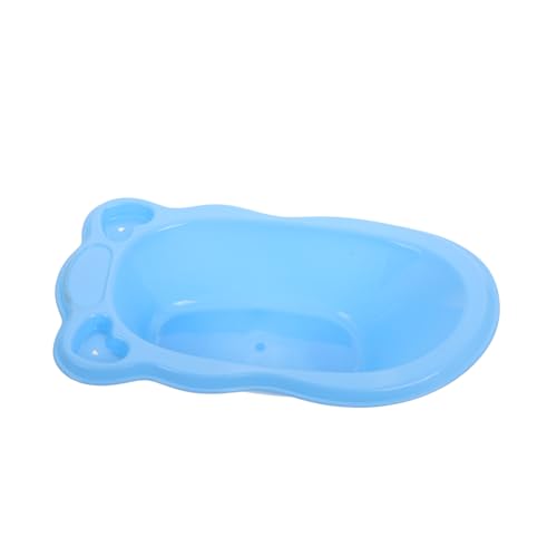 ERINGOGO Puppenhaus Badewanne Miniatur Badewanne mit Zubehör für Kreatives Rollenspiel und Badevergnügen für Puppen und Miniatur Badezimmer Blaue von ERINGOGO