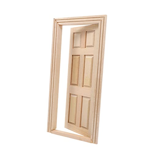 ERINGOGO Miniatur Tür Für Puppenhaus Luxuriöse Holzdekoration Für Puppenmöbel Mini Villa Tür Für Wohn Und Schlafzimmerdeko Kinderfreundlich Und Robust Perfektes Für Kleine Künstler ERINGOGO Miniatur Tür Für Puppenhaus Luxuriöse Holzdekoration Für Puppenmöbel Mini Villa Tür Für Wohn Und Schlafzimmerdeko Kinderfreundlich Und Robust Perfektes Für Kleine Künstler von ERINGOGO