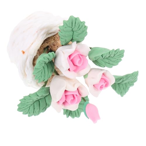 ERINGOGO Puppenhaus Mini Blumentopf Ornament Miniatur Bonsai Puppenhaus Dekoration von ERINGOGO