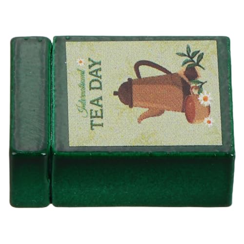ERINGOGO Puppenhaus Miniatur Zubehör Tee Kanister Abnehmbarer Deckel für Miniatur ERINGOGO Puppenhaus Miniatur Zubehör Tee Kanister Abnehmbarer Deckel für Miniatur von ERINGOGO