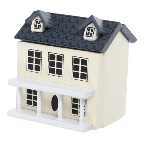 ERINGOGO Puppenhaus-Minimöbel puppenhauszubehör puppenhaus Schrank Puppenhausornament Puppenhaus-Zubehör Dekoration Mini-Puppenhaus Wohnzimmer Kleiner Schrank Puppenstubenmöbel Birke Beige von ERINGOGO