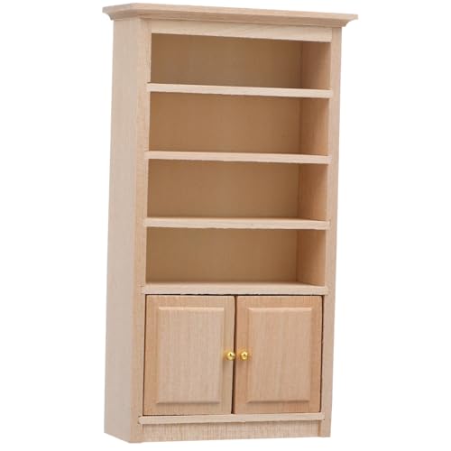 ERINGOGO Puppenhaus Möbel mit Goldfarbenem Griff Vertikales Bücherregal Langlebiges Zubehör für Kleine Häuser und Miniatur Dekoration ERINGOGO Puppenhaus Möbel mit Goldfarbenem Griff Vertikales Bücherregal Langlebiges Zubehör für Kleine Häuser und Miniatur Dekoration von ERINGOGO