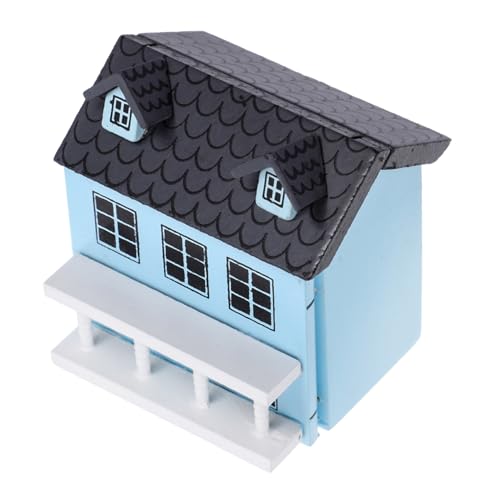 ERINGOGO Puppenhaus kleines Spielzeughaus Mini kleines Tür Kabine winzig wohnaccessoires Tiny House small Houses Hausliebhaber Szenenlayout-Schmuck Mikrovillen Ornament Holz Blue ERINGOGO Puppenhaus kleines Spielzeughaus Mini kleines Tür Kabine winzig wohnaccessoires Tiny House small Houses Hausliebhaber Szenenlayout-Schmuck Mikrovillen Ornament Holz Blue von ERINGOGO