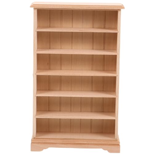 Mini-bücherregal Für Jungen Und Mädchen Puppenhaus-aufbewahrungsregal Miniatur-holzschrank Spielzeug von ERINGOGO