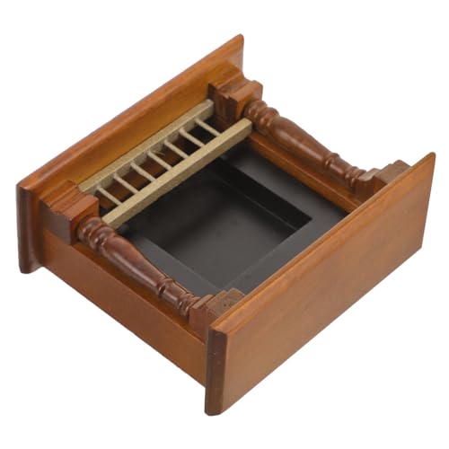ERINGOGO Puppenhausmöbel Mini Gewächshaus Kleines Miniaturen Tiere Badespielzeug Puppen Puppenbett Häuser Puppenhausmöbel Miniaturhausmöbel Holz von ERINGOGO
