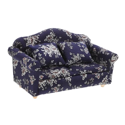 ERINGOGO 112 Puppenhaus Mini Möbel Set Floral Design Mini Couch Für Mädchen Puppenhaus Zubehör von ERINGOGO
