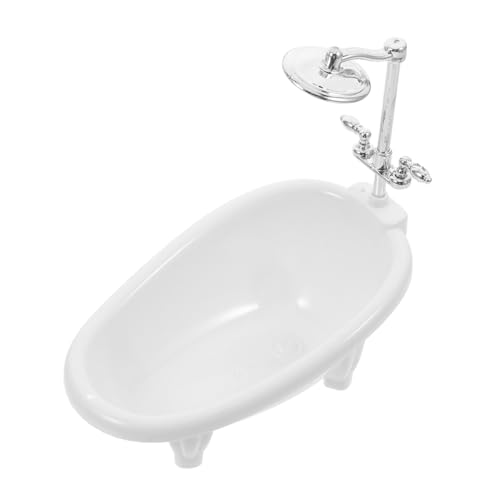 ERINGOGO Miniatur Badewanne Für Puppenhaus Realistische Badezimmeraccessoires Für Kreative Spielwelten Für Familienaktivitäten Eltern-bindung von ERINGOGO