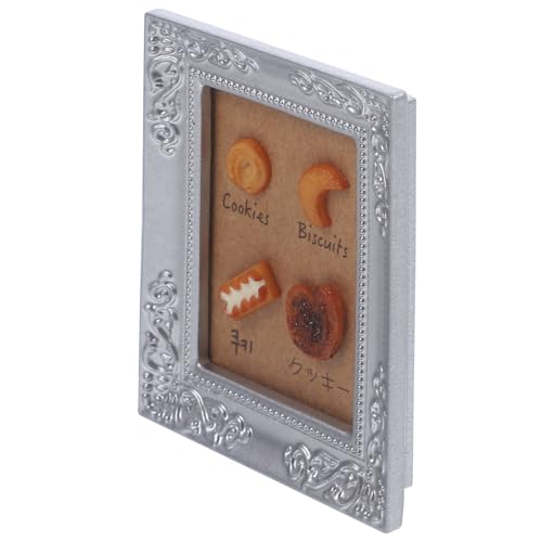 ERINGOGO Puppenhausrahmen Tür Miniaturen Mädchen Häuser faltbares Puppenhaus Miniatures puppenstubenmöbel Dollhouse Furniture Mini-Bilderrahmen zum Basteln Mini-Hausdekor-Accessoire Harz von ERINGOGO