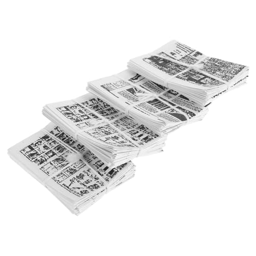 ERINGOGO Miniatur Puppenhaus Zeitungspapier Bücher Set 4 Stücke Handgemachte Vintage Papier Spielzeug Requisiten ERINGOGO Miniatur Puppenhaus Zeitungspapier Bücher Set 4 Stücke Handgemachte Vintage Papier Spielzeug Requisiten von ERINGOGO