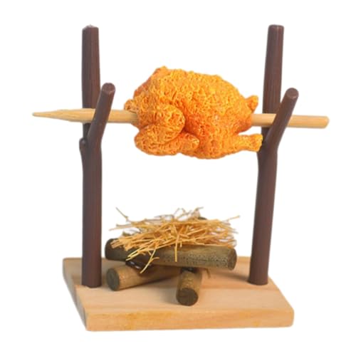 ERINGOGO Miniatur-Set Für Jungen Und Mädchen Spielset Gefälschte Grill-Requisiten Für Die Puppenhausküche Im Freien von ERINGOGO