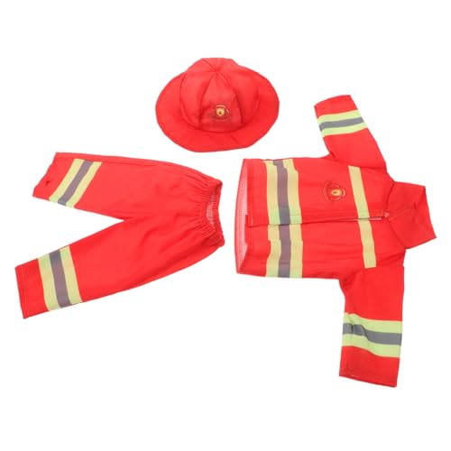 ERINGOGO Puppenkleidung Feuerwehrmann Kostüm für Mädchenpuppen Feuerwehr Roleplay mit Helm Vielseitig Passend für Puppen Kreatives Verkleidungsspiel Robustes Feuerwehr Outfit ERINGOGO Puppenkleidung Feuerwehrmann Kostüm für Mädchenpuppen Feuerwehr Roleplay mit Helm Vielseitig Passend für Puppen Kreatives Verkleidungsspiel Robustes Feuerwehr Outfit von ERINGOGO