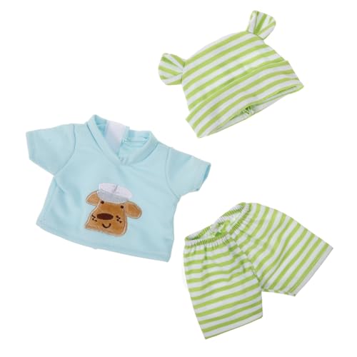 ERINGOGO Puppenkleidung Set Doll Pyjama Detailreiche Outfits für Reborn Puppen Vielseitig Kombinierbar Zubehör für Puppenhaus Jungen Puppenkleidung ERINGOGO Puppenkleidung Set Doll Pyjama Detailreiche Outfits für Reborn Puppen Vielseitig Kombinierbar Zubehör für Puppenhaus Jungen Puppenkleidung von ERINGOGO