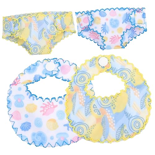 ERINGOGO Puppenkleidung mit Elastischen Windelhöschen und aus Hochwertigem Leicht DIY Puppenzubehör für Babypuppen Spiel und Kreative Rollenspiele von ERINGOGO