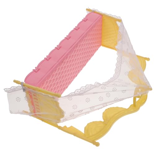 ERINGOGO Puppenmöbel Minibett kinderzimmer puppenhaus deko Miniaturbett Bett Prinzessin Spielzeugbett puppenhaus mini möbel Mini-Puppenbett Plastik Rosa ERINGOGO Puppenmöbel Minibett kinderzimmer puppenhaus deko Miniaturbett Bett Prinzessin Spielzeugbett puppenhaus mini möbel Mini-Puppenbett Plastik Rosa von ERINGOGO