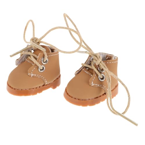 ERINGOGO Puppenschuhe mit Verstellbaren Feinen Schnürsenkeln Weiches Material Schuhe für Puppenhaus Dekoration Fotografie und Spielset Zubehör ERINGOGO Puppenschuhe mit Verstellbaren Feinen Schnürsenkeln Weiches Material Schuhe für Puppenhaus Dekoration Fotografie und Spielset Zubehör von ERINGOGO