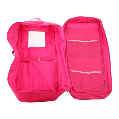 ERINGOGO Puppentasche Reisetasche Für Puppenzubehör Aufbewahrungstasche Für Puppenzubehör Tragetasche Für Puppenkleidung Spielzeugtasche Puppenversorgung Puppen Tasche Rosa Stoff ERINGOGO Puppentasche Reisetasche Für Puppenzubehör Aufbewahrungstasche Für Puppenzubehör Tragetasche Für Puppenkleidung Spielzeugtasche Puppenversorgung Puppen Tasche Rosa Stoff von ERINGOGO