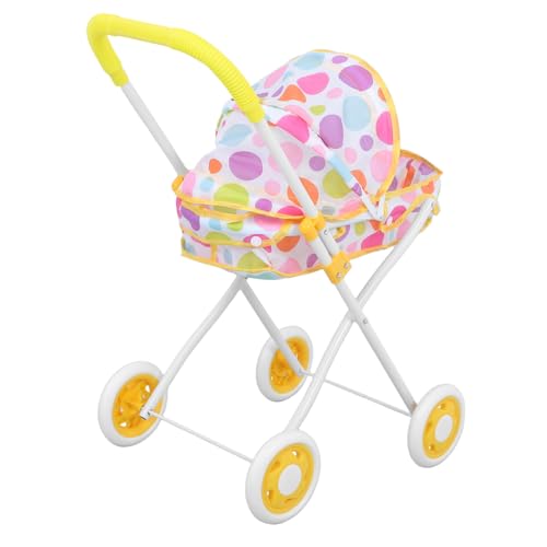 ERINGOGO Puppenwagen Kinderwagenspielzeug Kinderwagen für Puppen für Kinderwagen spielzeugwagen zusammenklappbarer Kinderwagen Babypuppen-Kinderwagen Abs Yellow ERINGOGO Puppenwagen Kinderwagenspielzeug Kinderwagen für Puppen für Kinderwagen spielzeugwagen zusammenklappbarer Kinderwagen Babypuppen-Kinderwagen Abs Yellow von ERINGOGO