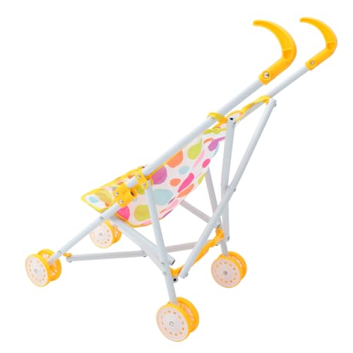 ERINGOGO Puppenwagen Mini Kuscheltier Kinderwagen Puppensachen Puppenhausdekor Spielhauszubehör Mini Möbel Schmuck Oxford-Stoff von ERINGOGO