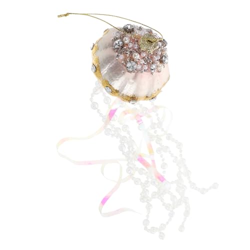 ERINGOGO Quallen Hängedekoration Partygeschenke Party Dekorationen Dekorationen Party Dekorationen Zum Thema Quallen Hängende Quallen Ornamente Zum Basteln Rosa Glas von ERINGOGO