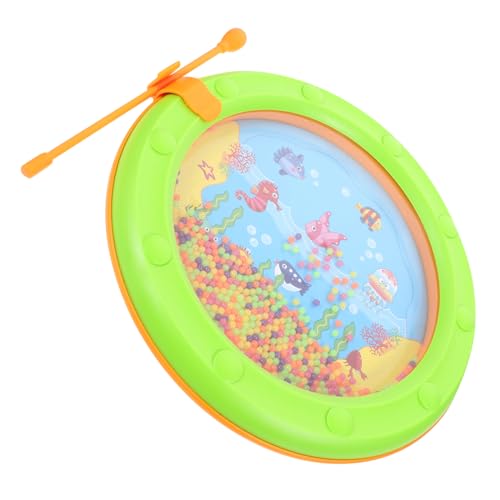 ERINGOGO Rassel Lehrmittel Musiktrommel Spielzeuginstrument Kindermusikinstrumente Wellenperlentrommel Schlagtrommel Musikinstrument Vorschulmusikinstrumente Grüner Kunststoff ERINGOGO Rassel Lehrmittel Musiktrommel Spielzeuginstrument Kindermusikinstrumente Wellenperlentrommel Schlagtrommel Musikinstrument Vorschulmusikinstrumente Grüner Kunststoff von ERINGOGO