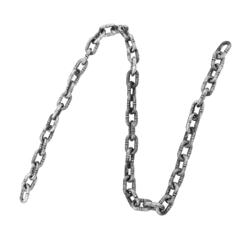 ERINGOGO Realistische Halloween Dekorationskette aus Kunststoff Leichte Kette für Party -deko Robuste Kostümrequisite für Grusel Rollenspielveranstaltungen ERINGOGO Realistische Halloween Dekorationskette aus Kunststoff Leichte Kette für Party -deko Robuste Kostümrequisite für Grusel Rollenspielveranstaltungen von ERINGOGO