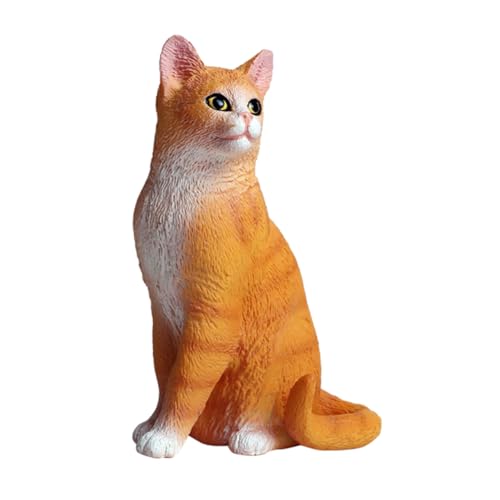 ERINGOGO Realistische Katzenfigur Kunststoff Süße Kätzchen Statue Lernspielzeug Deko für Tisch Wohnzimmer Kinderzimmer Detailreiche Nachbildung mit Feiner Verarbeitung Langlebig und Sicher ERINGOGO Realistische Katzenfigur Kunststoff Süße Kätzchen Statue Lernspielzeug Deko für Tisch Wohnzimmer Kinderzimmer Detailreiche Nachbildung mit Feiner Verarbeitung Langlebig und Sicher von ERINGOGO