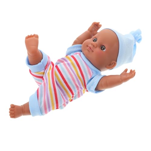 ERINGOGO Realistische Puppe mit Beweglichen und Kopf Lebensecht Gestaltete Schwarze Puppe Weiches Vinyl Detailgetreues mit Kleidung für Jungen und Mädchen ERINGOGO Realistische Puppe mit Beweglichen und Kopf Lebensecht Gestaltete Schwarze Puppe Weiches Vinyl Detailgetreues mit Kleidung für Jungen und Mädchen von ERINGOGO