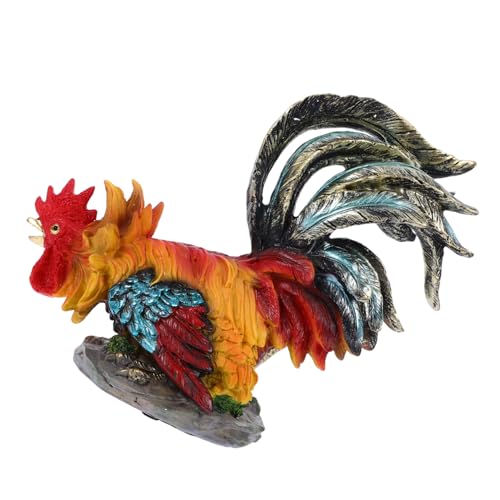 ERINGOGO Realistische Resin Hahn Figurine Gartenstecker Deko für Außenbereich Kleine Huhn Statue mit Detailgetreuer Gestaltung Vielseitige Gartendekoration für Terrasse Park und Zuhause ERINGOGO Realistische Resin Hahn Figurine Gartenstecker Deko für Außenbereich Kleine Huhn Statue mit Detailgetreuer Gestaltung Vielseitige Gartendekoration für Terrasse Park und Zuhause von ERINGOGO