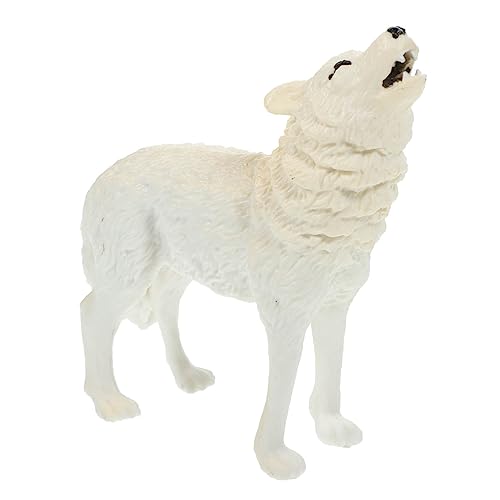 ERINGOGO Realistische Statische Wolf Figur Wildtier Modell Naturgetreue Tierfigur für Pädagogisches Dekoobjekt für Schreibtisch und Wohnzimmer Detailreiches Sammlerstück ERINGOGO Realistische Statische Wolf Figur Wildtier Modell Naturgetreue Tierfigur für Pädagogisches Dekoobjekt für Schreibtisch und Wohnzimmer Detailreiches Sammlerstück von ERINGOGO