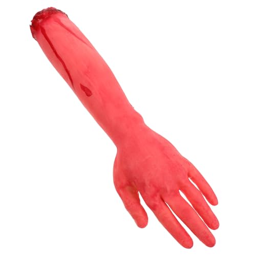 ERINGOGO Realistischer Halloween Deko Abgetrennter Arm Prop Gruselige Fake Gebrochene Arm Dekoration für Halloween Party Langlebiges Plastik Geeignet für Innen und Außen Schaurige Horror von ERINGOGO