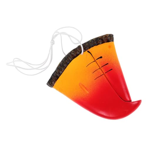 ERINGOGO Realistischer Papagei Nasenprop aus Vinyl Leicht und Strapazierfähig für Cosplay Faschingskostüme und Party Einfach zu Tragen und Vielseitig für Kostüm und Tierfreunde von ERINGOGO