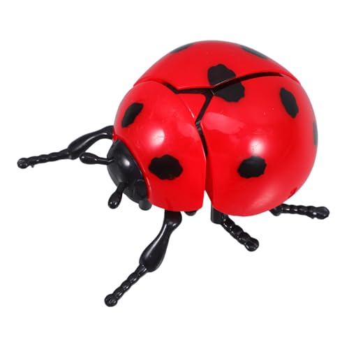 ERINGOGO Realistisches Aufzieh Marienkäfer mit Mechanischem Bewegliches Käfermodell für Fördert Feinmotorik und Fantasie Sicher für Indoor und Outdoor Spiel von ERINGOGO