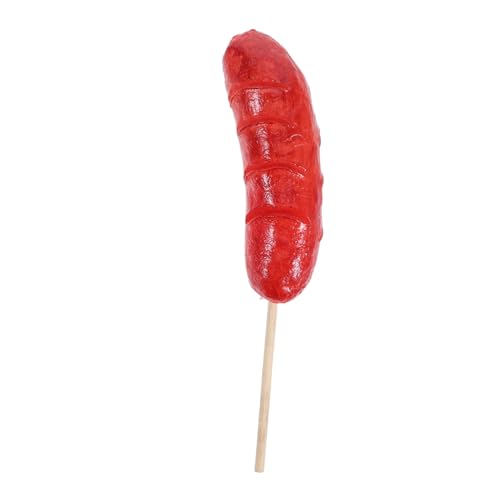 ERINGOGO Realistisches BBQ Bratwurst Modell aus Langlebigem PVC und Detailgetreue Täuschend Echte Grillwürstchen Dekoration für Party Küchen Eventdisplay Vielseitige Fake Food Attrappe von ERINGOGO