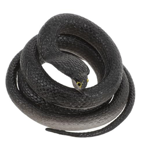 ERINGOGO Realistisches Cobra Schlangenmodell Garten Deko Simulation Flexible Gartenschlange Prank Figur Outdoor Wildtier Nachbildung ERINGOGO Realistisches Cobra Schlangenmodell Garten Deko Simulation Flexible Gartenschlange Prank Figur Outdoor Wildtier Nachbildung von ERINGOGO