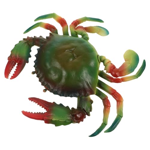 ERINGOGO Realistisches Krabbenmodell Lernspielzeug Pädagogisches Meerestier Spielset Kreatives Tragbares Kunstkrabbenmodell Vorstellungskraft und Kognitiven Fähigkeiten von ERINGOGO