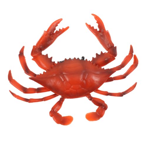 ERINGOGO Realistisches Krabbenmodell Meerestiere Figur Ab Monate Deko Strand Lernspielzeug Naturgetreu für Schreibtisch und Aquarium Dekoration von ERINGOGO