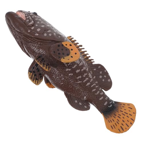 ERINGOGO Realistisches Meerestier Modell Simulation der Steinbutt Fischfigur für Aquarien Dekoration und Lernspielzeug für Kreative Raumgestaltung von ERINGOGO