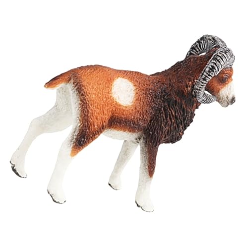 ERINGOGO Realistisches Mouflon Tiermodell aus Kunststoff Dekorative Wildtierfigur für Glatte Oberfläche Detailgetreues Schafspielzeug als Geburtstagsgeschenk für Landschaftsdekorationen ERINGOGO Realistisches Mouflon Tiermodell aus Kunststoff Dekorative Wildtierfigur für Glatte Oberfläche Detailgetreues Schafspielzeug als Geburtstagsgeschenk für Landschaftsdekorationen von ERINGOGO