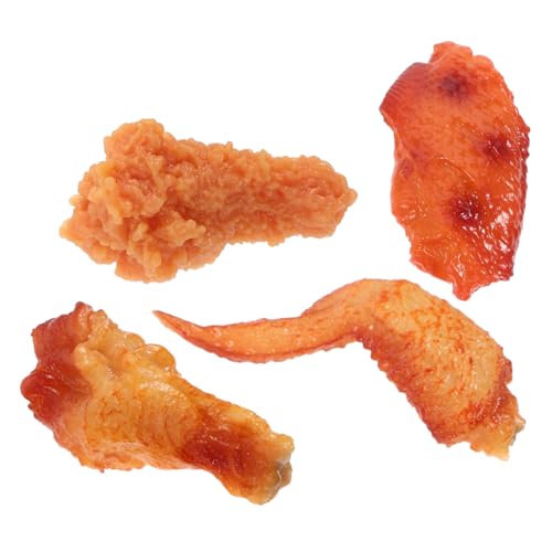 ERINGOGO Realistisches PVC Fake Food Modell mit Hähnchen Drumsticks und Wings Lebensechte Dekoration für Küche Restaurant Bar Party und Fotografie Requisiten ERINGOGO Realistisches PVC Fake Food Modell mit Hähnchen Drumsticks und Wings Lebensechte Dekoration für Küche Restaurant Bar Party und Fotografie Requisiten von ERINGOGO