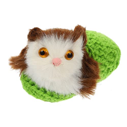 ERINGOGO Realistisches Plüschtier Katze mit Flauschigem Fell Dekoratives Kätzchen für Kinderzimmer und Haushalt Süße Stofftierpuppe als Niedliche Wohnaccessoire Geeignet als für Mädchen von ERINGOGO