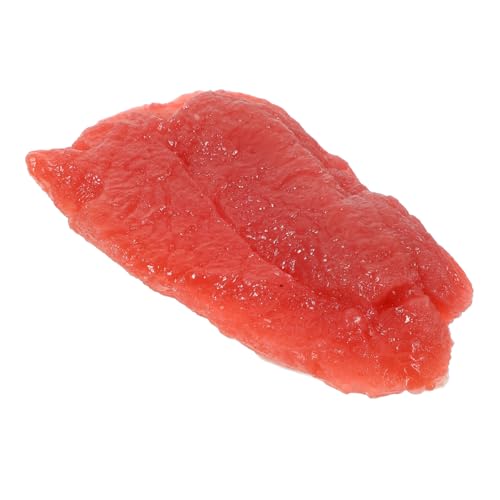 ERINGOGO Realistisches Schweinefleischmodell aus Detailgetreue Fake Meat Slice Vielseitiges Küchen-deko Kinderspiele Langlebig und Sicher für Food-displays ERINGOGO Realistisches Schweinefleischmodell aus Detailgetreue Fake Meat Slice Vielseitiges Küchen-deko Kinderspiele Langlebig und Sicher für Food-displays von ERINGOGO