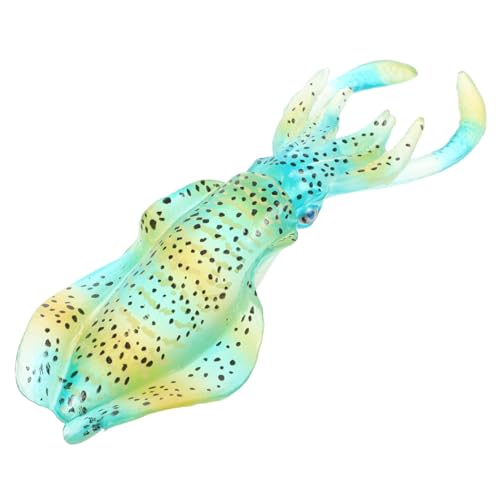 ERINGOGO Realistisches Squid Modell Figur aus Langlebigem Kunststoff Lebensechte Nachbildung für Aquarium Deko und Pädagogische Nutzung von ERINGOGO