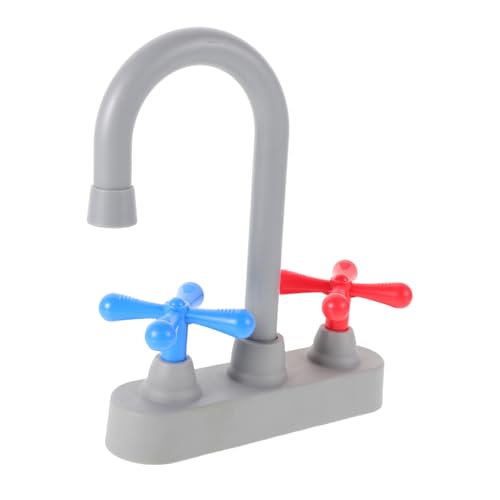 ERINGOGO Realistisches Toy Kitchen Faucet für Kinderküche Kindersicheres Kunststoffspielzeug Authentisches Design Einfach zu Reinigen für Vorschule und Outdoor Rollenspiele von ERINGOGO